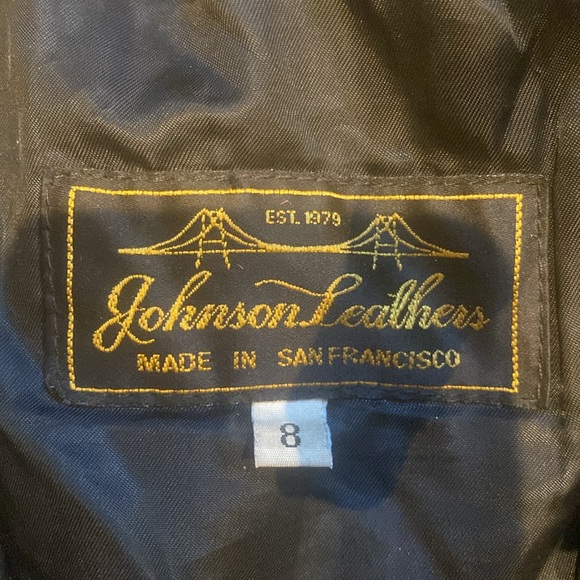 Johnson Leather women's motorcycle jacket size 8 - Picture 2 of 7